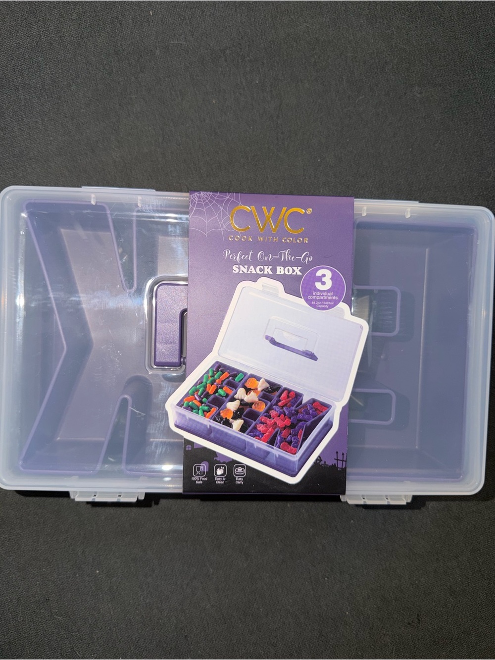 CWC Halloween Eek snack box, treat box, lunch box